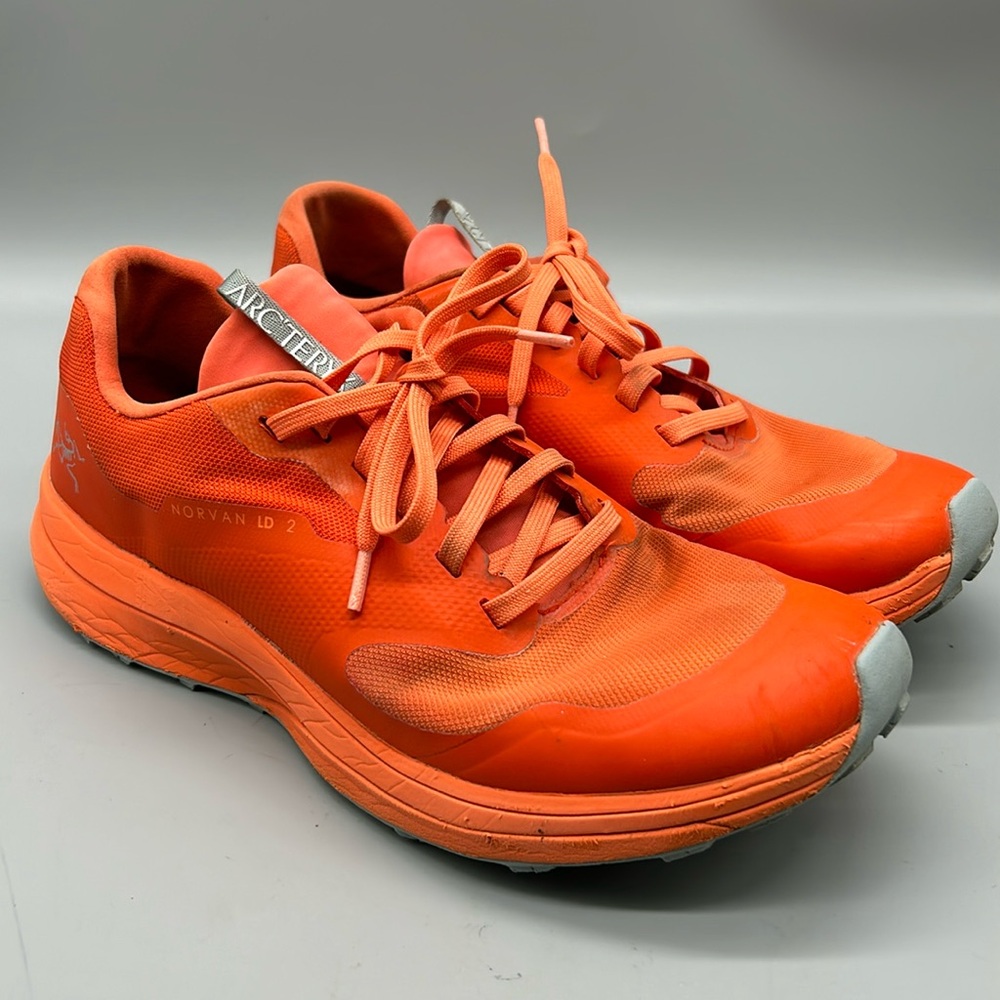 Arc’teryx Norvan LD 2 Trail Running Shoes Vibram Soles Orange 7.5